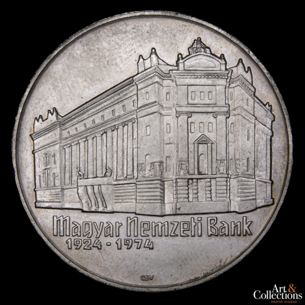 Hungría 50 Forint 1974 - 50º Aniversario del Banco Nacional