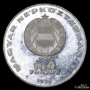 Hungría 100 Forint 1974 – Conmemoración del 25º Aniversario del KGST (Consejo de Ayuda Mútua Económica)