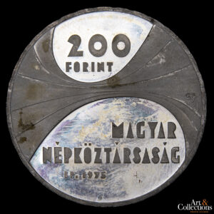 Hungría 200 Forint 1975 – 150º Aniversario de la Academia Húngara de Ciencias