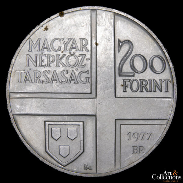Hungría 200 Forint 1977 - Pintores Húngaros - Tivadar Csontváry Kosztka - Imagen 2