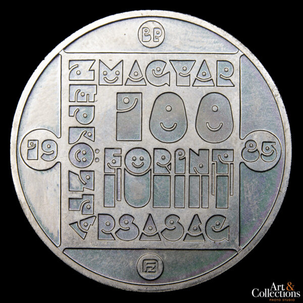 Hungría 100 Forint 1985 - Preservación de la Fauna-Nutria - Imagen 2