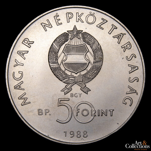 Hungría 50 Forint 1988 - 25º Aniversario de la Fundación Mundial para la Naturaleza - Imagen 2