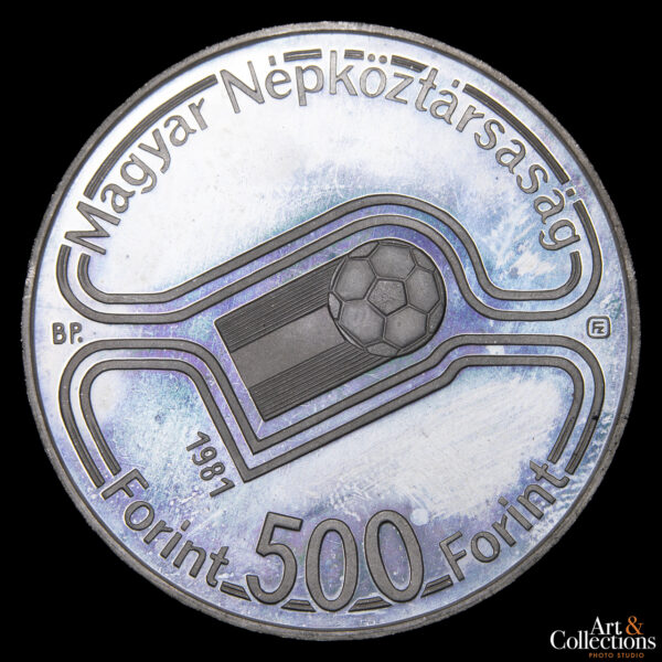 Hungría 500 Forint 1981 - Campeonato Mundial de Fútbol España '82 - Imagen 2