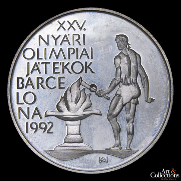 Hungría 500 Forint 1989 - XXV. Juegos Olímpicos de Verano Barcelona '92-Llama Olímpica