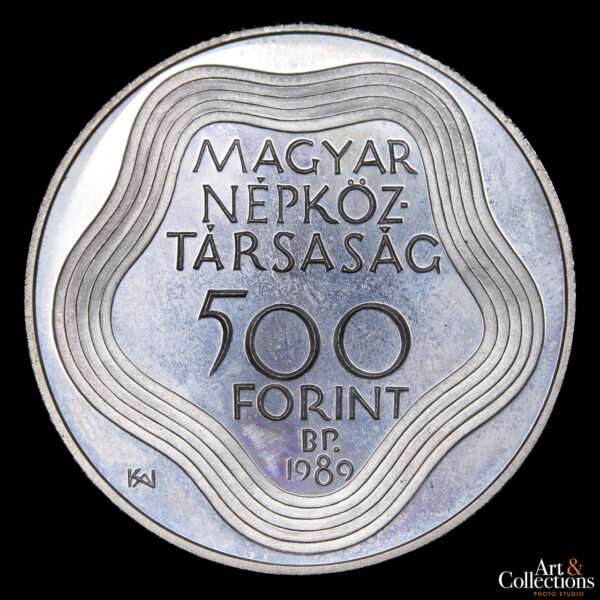 Hungría 500 Forint 1989 - XXV. Juegos Olímpicos de Verano Barcelona '92-Llama Olímpica - Imagen 2