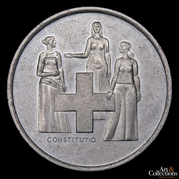 Suiza 5 Francos 1974 - Centenario de la Revisión de la Constitución