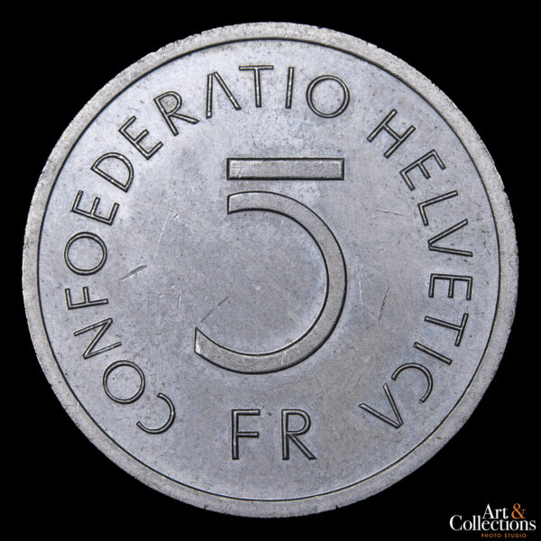 Suiza 5 Francos 1976 - 500º Aniversario de la Batalla de Murten