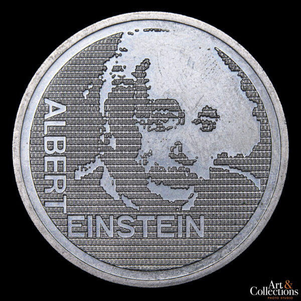 Suiza 5 Francos 1979 - Centenario del Nacimiento de Albert Einstein. Busto