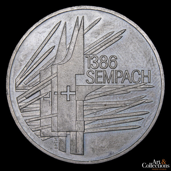 Suiza 5 Francos 1986 - 600º Aniversario de la Batalla de Sempach