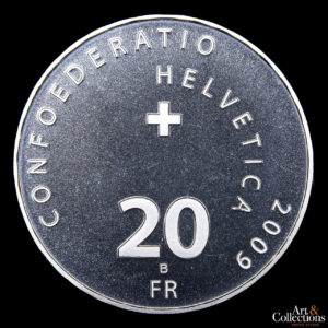 Suiza 20 Francos 2009 – Swiss Railways – Ferrocarril Brienz – Rothorn