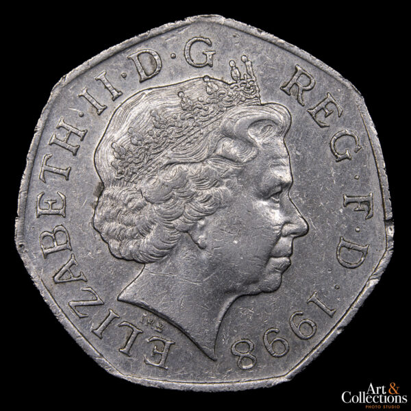 Gran Bretaña 50 Pence 1998 - 50º Aniversario - Servicio Nacional de Salud - Imagen 2
