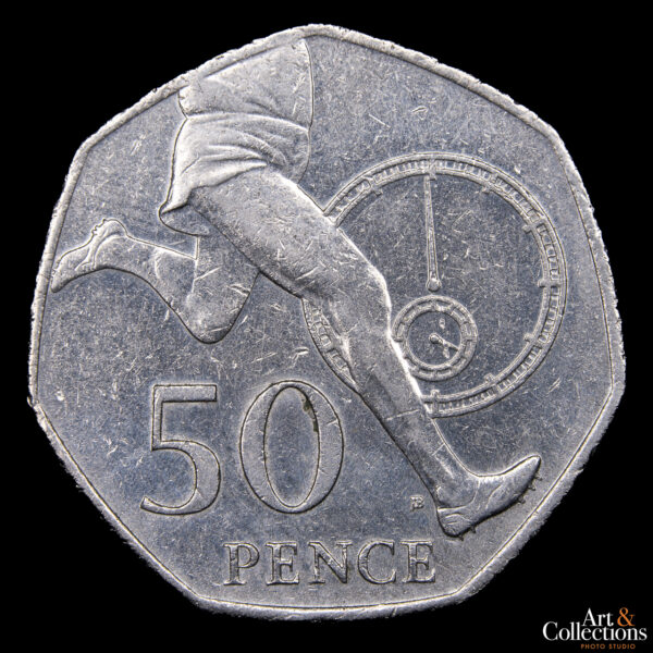 Gran Bretaña 50 Pence 2004 - 50º Aniversario - Primera Milla por abajo de los 4 minutos