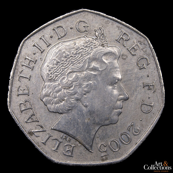 Gran Bretaña 50 Pence 2005 - 250º Aniversario - Publicación del Diccionario de la Lengua Inglesa de Samuel Johnson - Imagen 2