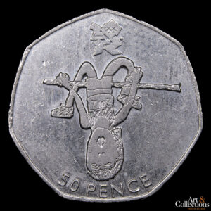 Gran Bretaña 50 Pence 2011 – XXX Juegos Olímpicos de Verano, Londres 2012 -Atletismo