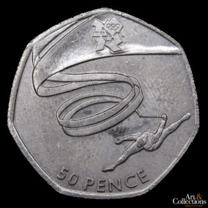 Gran Bretaña 50 Pence 2011 – XXX Juegos Olímpicos de Verano, Londres 2012 – Gimnasia