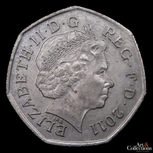 Gran Bretaña 50 Pence 2011 – XXX Juegos Olímpicos de Verano, Londres 2012 – Gimnasia