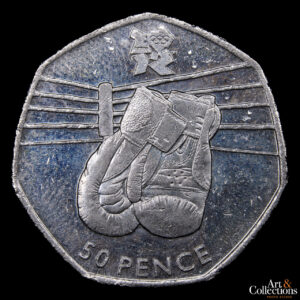 Gran Bretaña 50 Pence 2011  – XXX Juegos Olímpicos de Verano, Londres 2012 – Boxeo