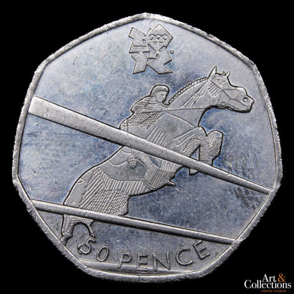 Gran Bretaña 50 Pence 2011  - XXX Juegos Olímpicos de Verano, Londres 2012 - Equitación