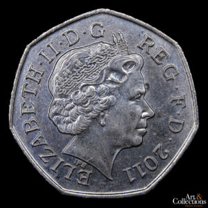 Gran Bretaña 50 Pence 2011  – XXX Juegos Olímpicos de Verano, Londres 2012 – Vela