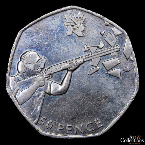 Gran Bretaña 50 Pence 2011  - XXX Juegos Olímpicos de Verano, Londres 2012 - Tiro