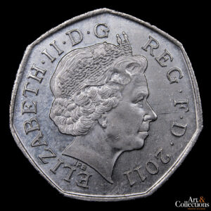 Gran Bretaña 50 Pence 2011  – XXX Juegos Olímpicos de Verano, Londres 2012 – Tiro