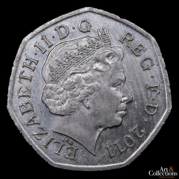 Gran Bretaña 50 Pence 2011  - XXX Juegos Olímpicos de Verano, Londres 2012 - Tenis de Mesa - Imagen 2