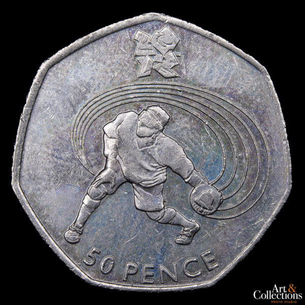 Gran Bretaña 50 Pence 2011  -  XXX Juegos Olímpicos de Verano, Londres 2012 - Goalball
