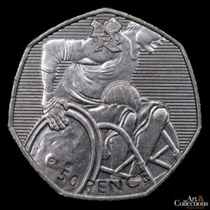 Gran Bretaña 50 Pence 2011 – XXX Juegos Olímpicos de Verano, Londres 2012 – Rugby en sillas de ruedas