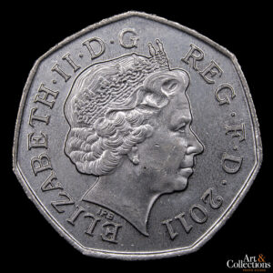 Gran Bretaña 50 Pence 2011 – XXX Juegos Olímpicos de Verano, Londres 2012 – Rugby en sillas de ruedas