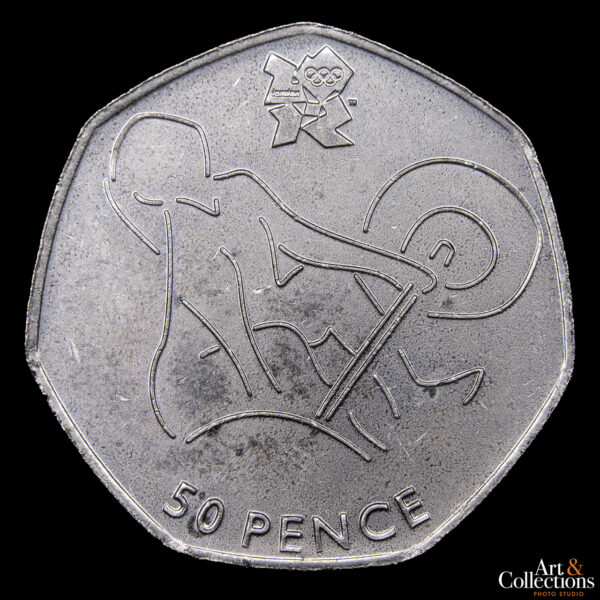 Gran Bretaña 50 Pence 2011 - XXX Juegos Olímpicos de Verano, Londres 2012 - Levantamiento de Pesas