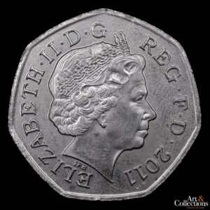 Gran Bretaña 50 Pence 2011 – XXX Juegos Olímpicos de Verano, Londres 2012 – Levantamiento de Pesas