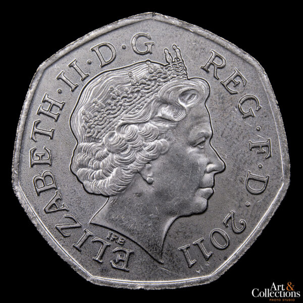 Gran Bretaña 50 Pence 2011 - XXX Juegos Olímpicos de Verano, Londres 2012 - Levantamiento de Pesas - Imagen 2