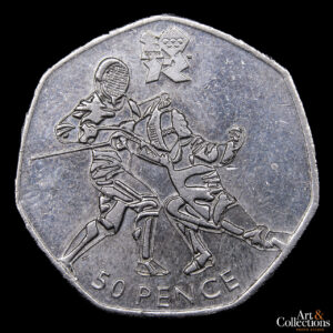 Gran Bretaña 50 Pence 2011 – XXX Juegos Olímpicos de Verano, Londres 2012 – Esgrima
