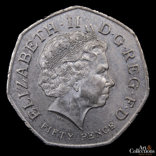 Gran Bretaña 50 Pence 2011 - 50º Aniversario - Fundación del Fondo Mundial por la Naturaleza (WWF) - Imagen 2
