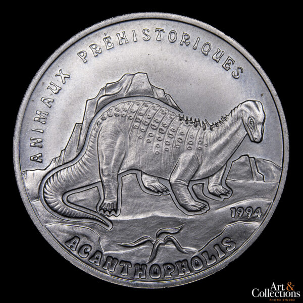 Benin 200 Francos 1994 - Animales Prehistóricos - Acanthopholis