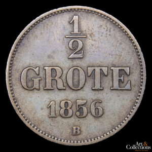 Alemania (Gran Ducado de Oldenburg) 1/2 Grote 1856 B
