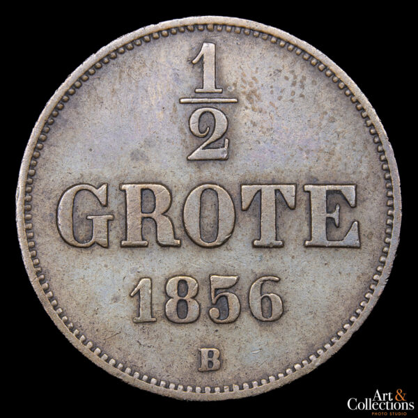 Alemania (Gran Ducado de Oldenburg) 1/2 Grote 1856 B