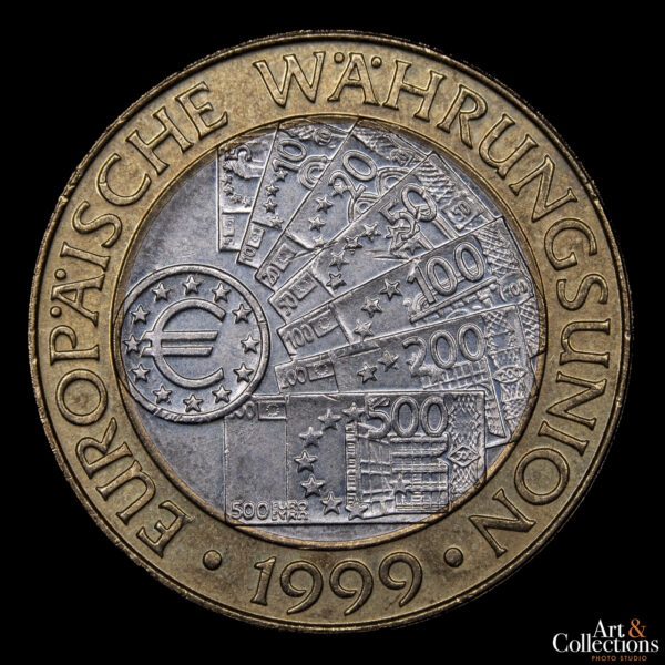 Austria 50 Schilling 1999 - "Unión Monetaria Europea - Euro" - Imagen 2