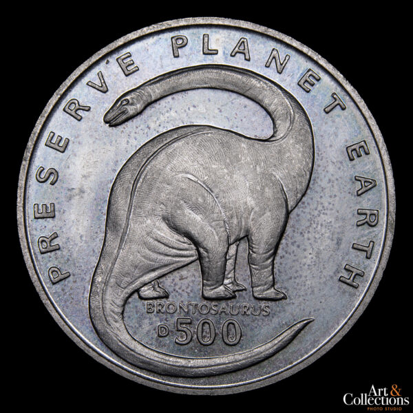 Bosnia y Herzegovina 500 Dinara 1993 - Preservar el Planeta Tierra - Brontosaurio