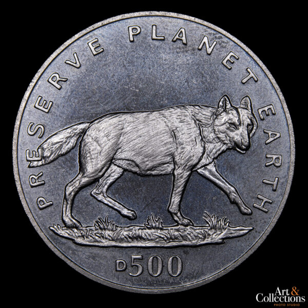 Bosnia y Herzegovina 500 Dinara 1994 - Preservar el Planeta Tierra - Lobo Gris