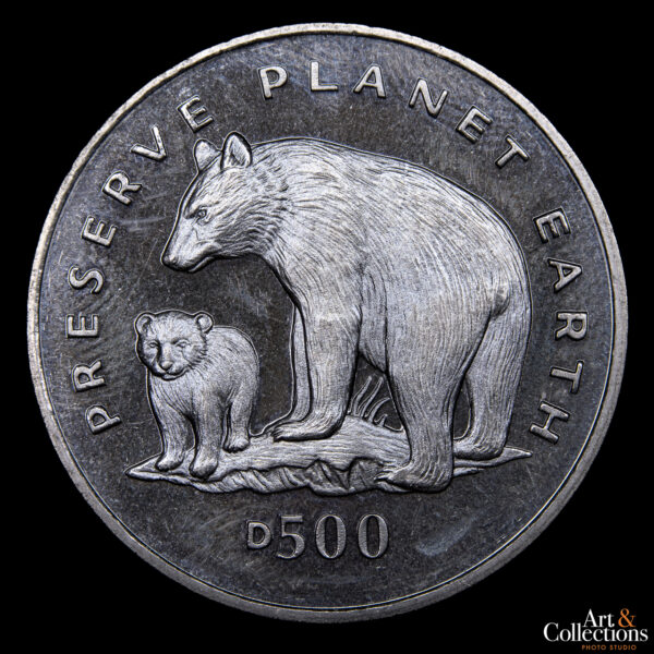 Bosnia y Herzegovina 500 Dinara 1994 - Preservar el Planeta Tierra - Oso Negro