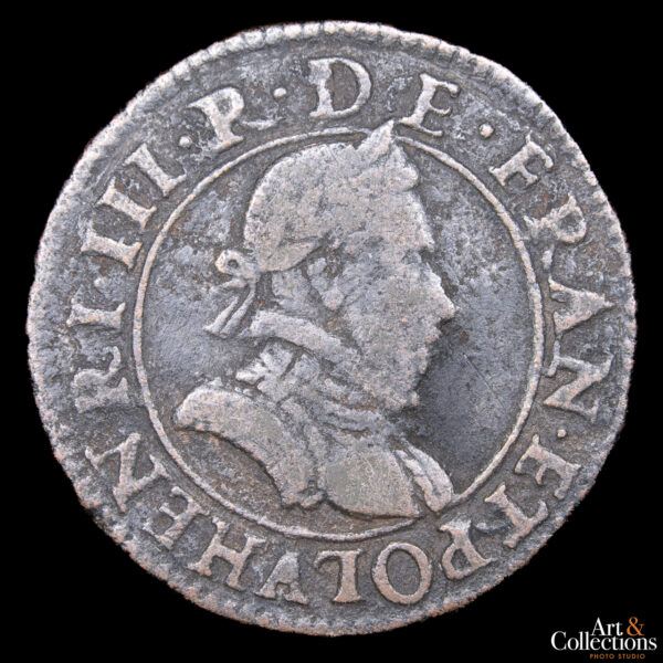 Francia Double Tournois 1577 - 89