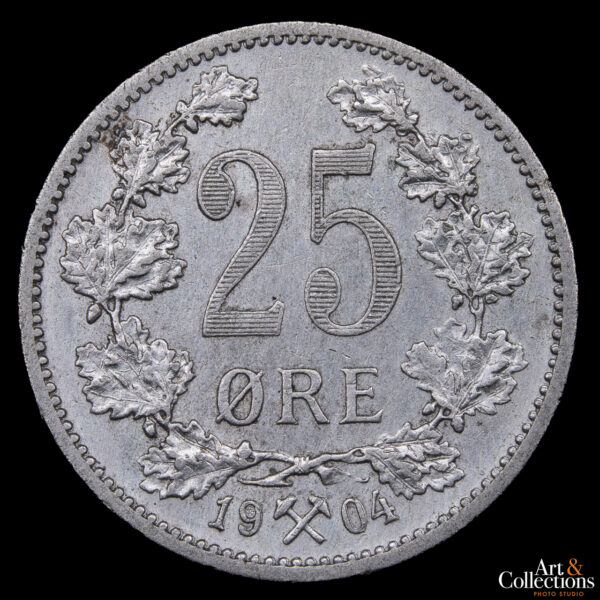 Noruega 25 Ore 1904 - Imagen 2