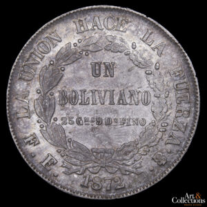 Bolivia 1 Boliviano 1872