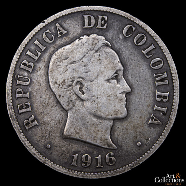 Colombia 50 Centavos 1916