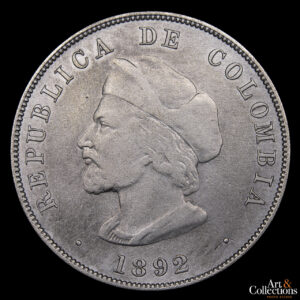 Colombia 50 Centavos 1892