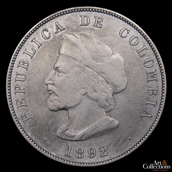 Colombia 50 Centavos 1892