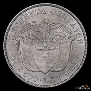 Colombia 50 Centavos 1892
