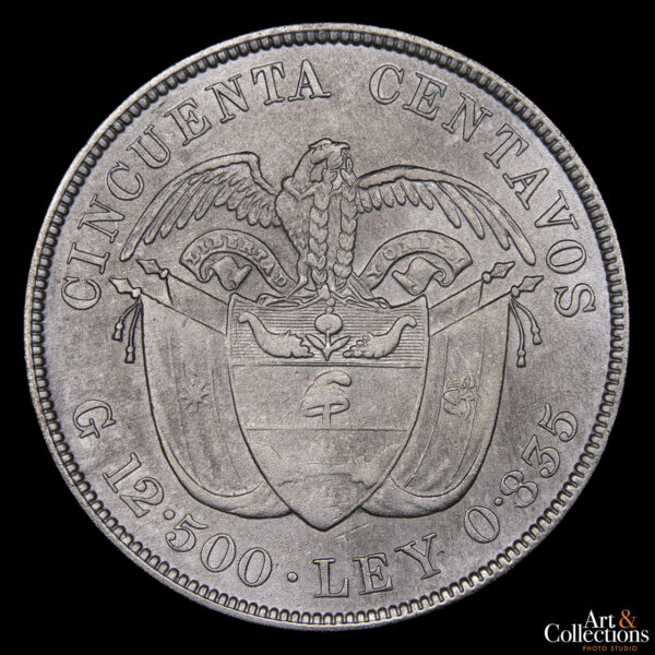 Colombia 50 Centavos 1892 - Imagen 2