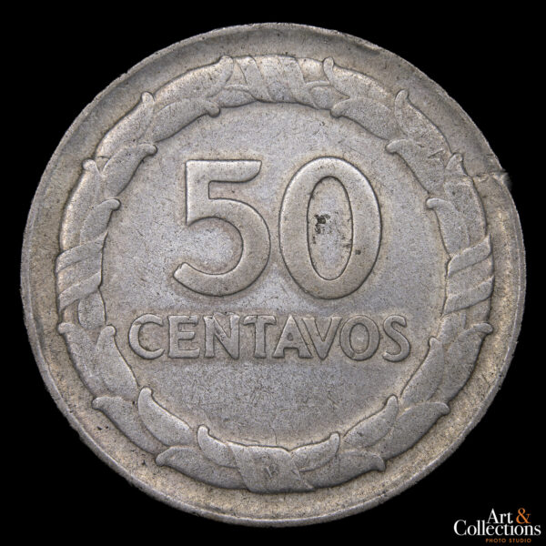 Colombia 50 Centavos 1948 - Imagen 2